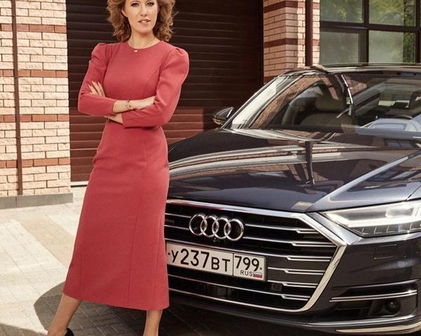 Audi разорвала контракт с Ксенией Собчак из-за ее расистских высказываний